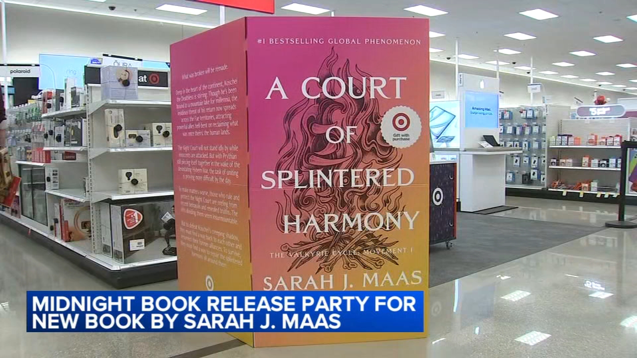New 'ACOTAR' book 6 released: 'A Court of Splintered Harmony' by Sarah J. Maas is here; how to read series in order
       — WABC-TV Eyewitness News (ABC7 NY)