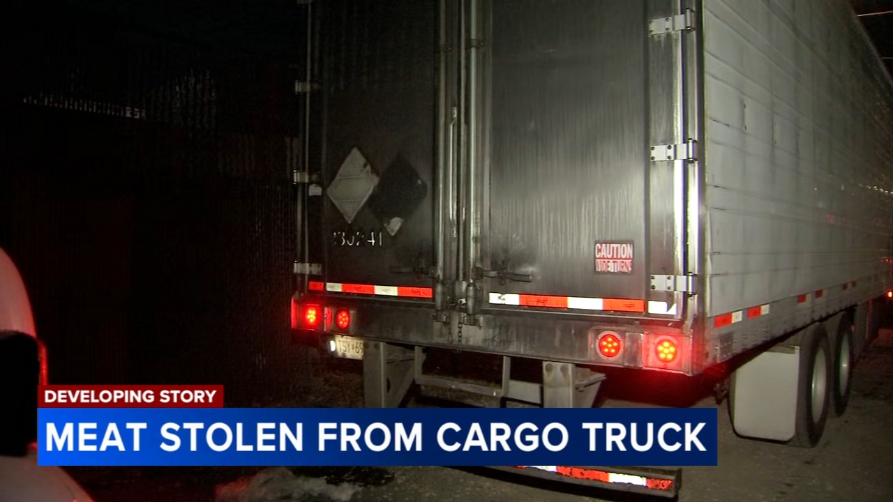 Thieves strike again, stealing pallets of beef in Philadelphia's latest cargo heist
       — WABC-TV Eyewitness News (ABC7 NY)